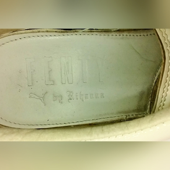 WHITE PATENT LEATHER FENTY SNEAKERS - Picture 5 of 7